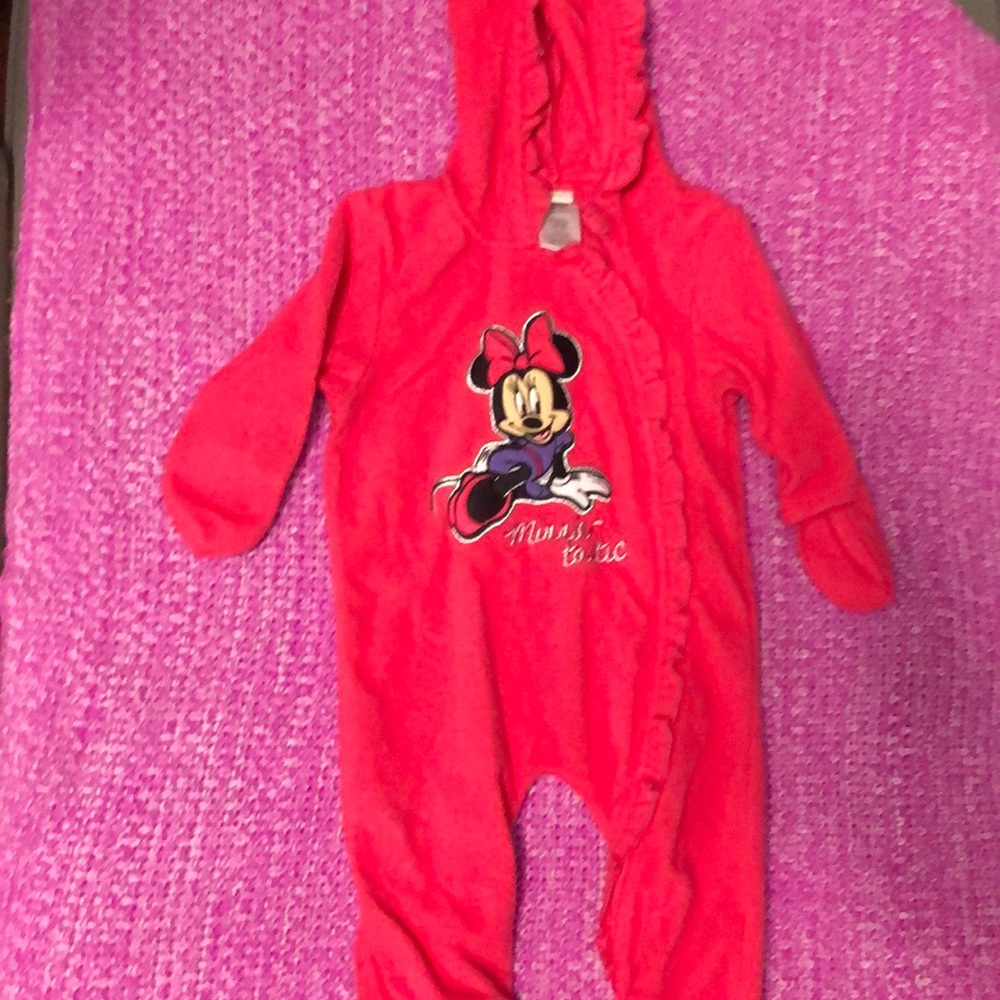 Minnie One apiece Hooded Zip Up